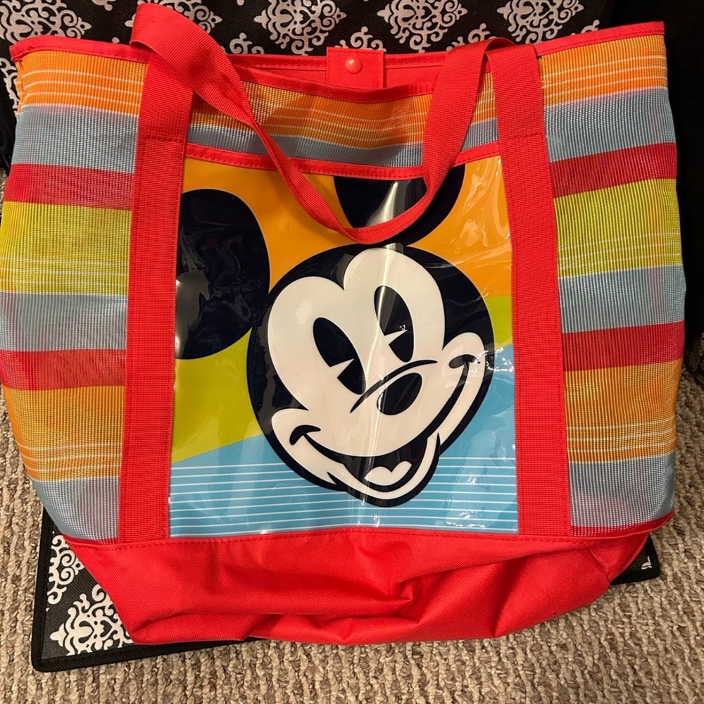 Disney Red and White Tote Bag